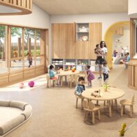 Esquisse de la future crèche à la Trocardière ©Giet Architecture