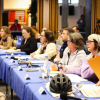 Assemblée lors du premier conseil municipal d'installation le 27 mars 2026.