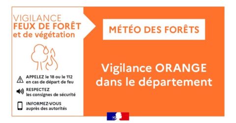 Risque incendie : alerte et mesures de restrictions